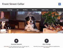 Tablet Screenshot of frontstreetcellar.com